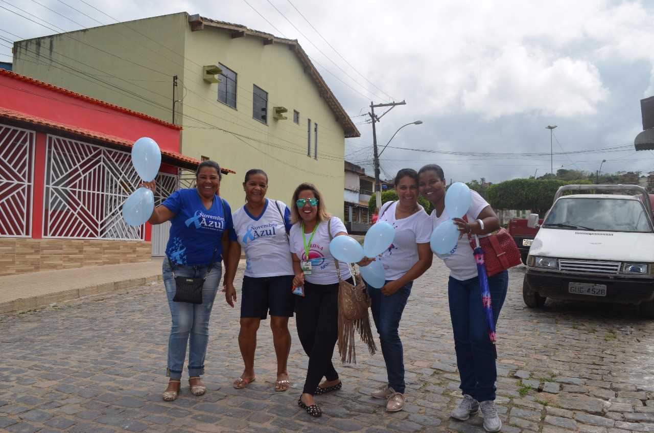 Unidade de Saúde Luís Pereira de Castro realiza caminhada novembro azul
